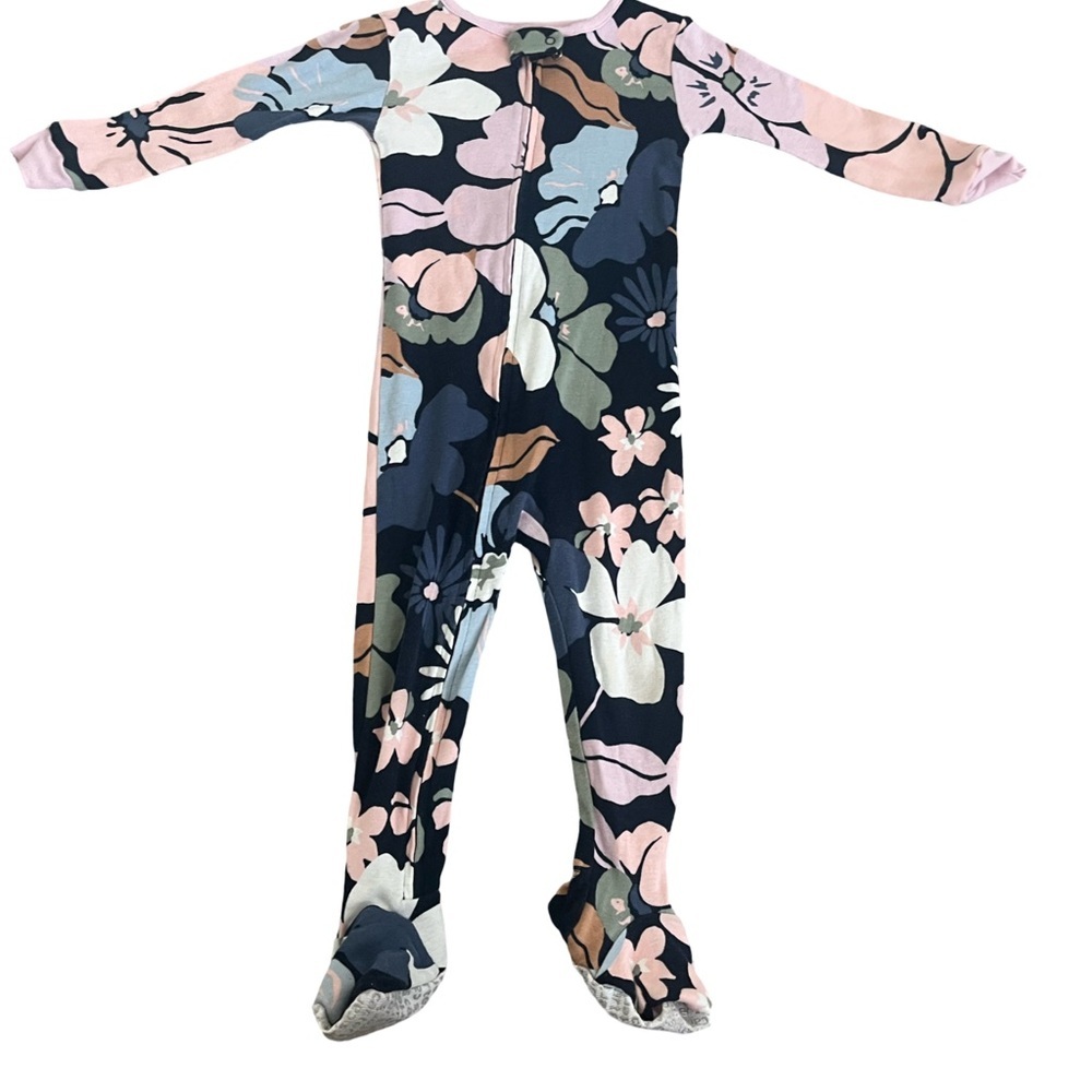Carter's Floral Footie - Pink, Blue, and Green. Size: 2T. Great Condition